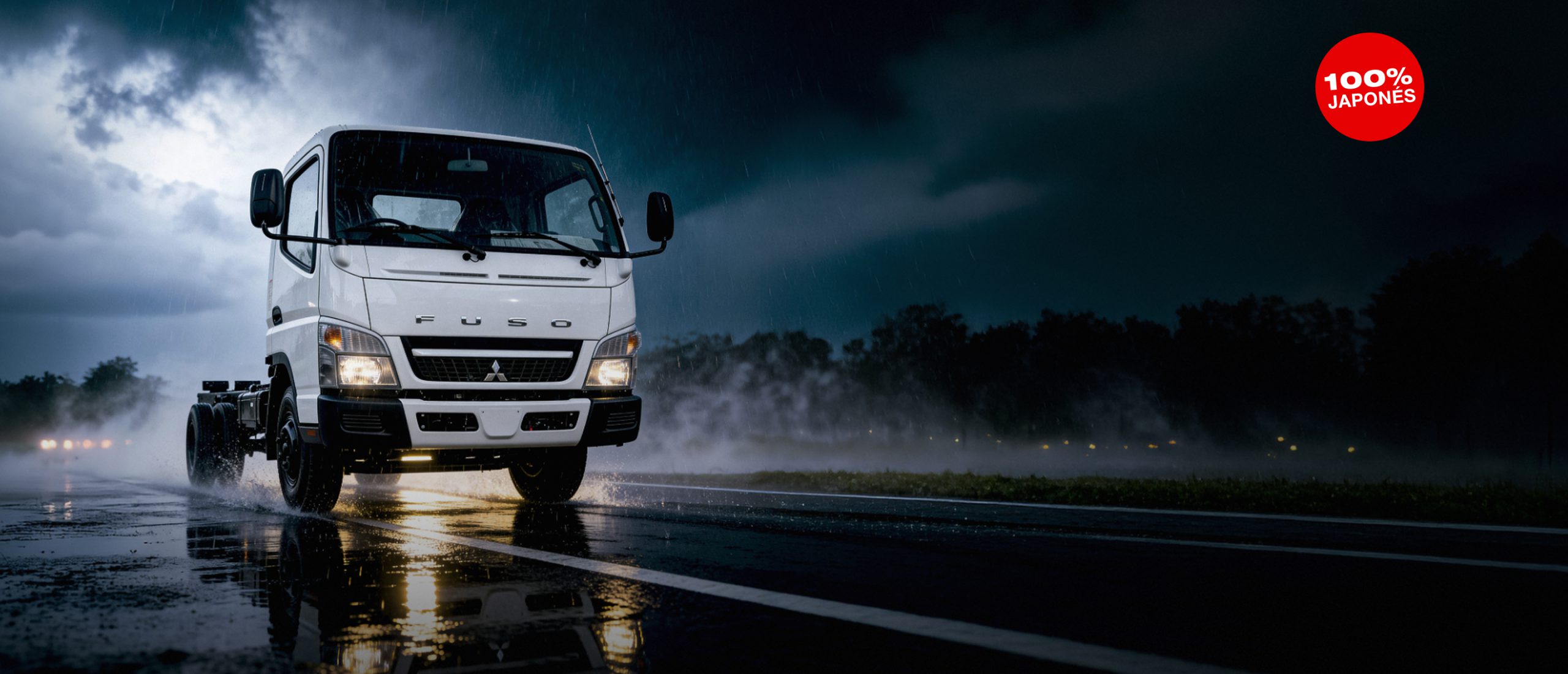 Camión FUSO en carretera